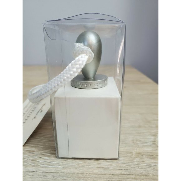 Hallmark Celebrate Love Celebrate Life Heart Wine BottleStopper Silvertone Metal - Picture 2 of 6